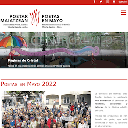 Poetas en Mayo / Poetak Maiatzean: renovación completa